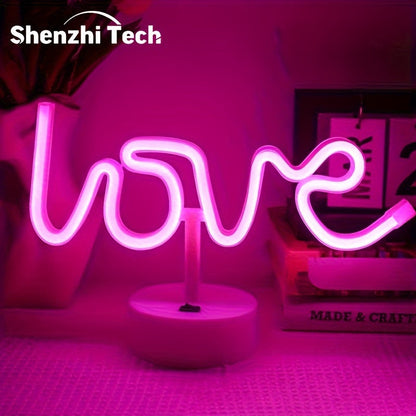 Rynx | NeonLove - LED Neon Table Lamp for Bedroom and Party Decoration