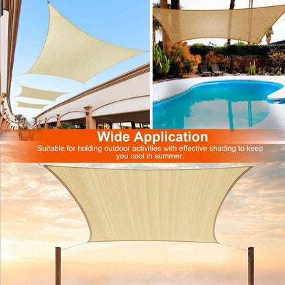 Rynx | 98% UV Blockers Awning Hide Rectangular Shade Sail Top Canopy