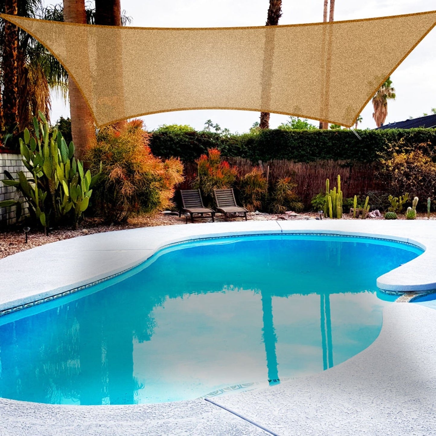 Rynx | 98% UV Blockers Awning Hide Rectangular Shade Sail Top Canopy