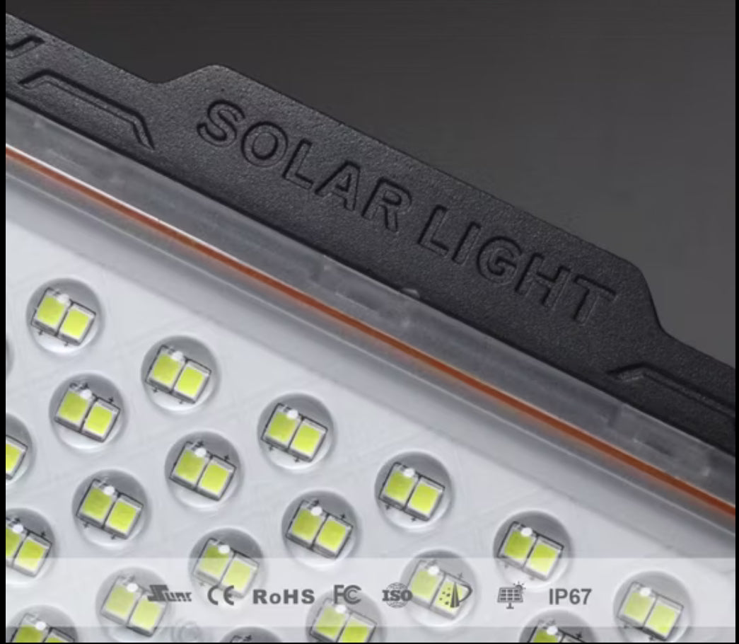 Rynx | Smart Solar LED Floodlight with Wireless Camera + Solar Panel + Optical Lens