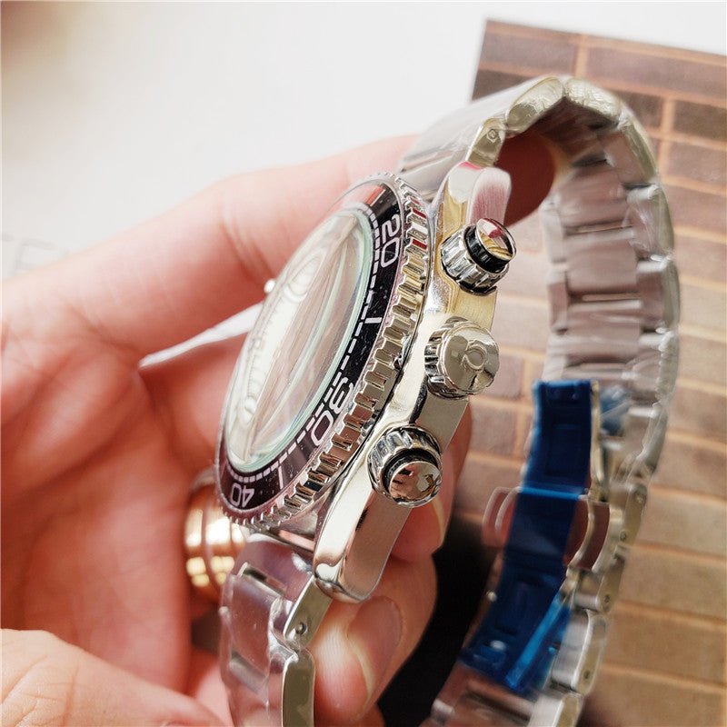 Rynx | Simple Two Eyes Five Hands Calendar Men's Quartz Watch