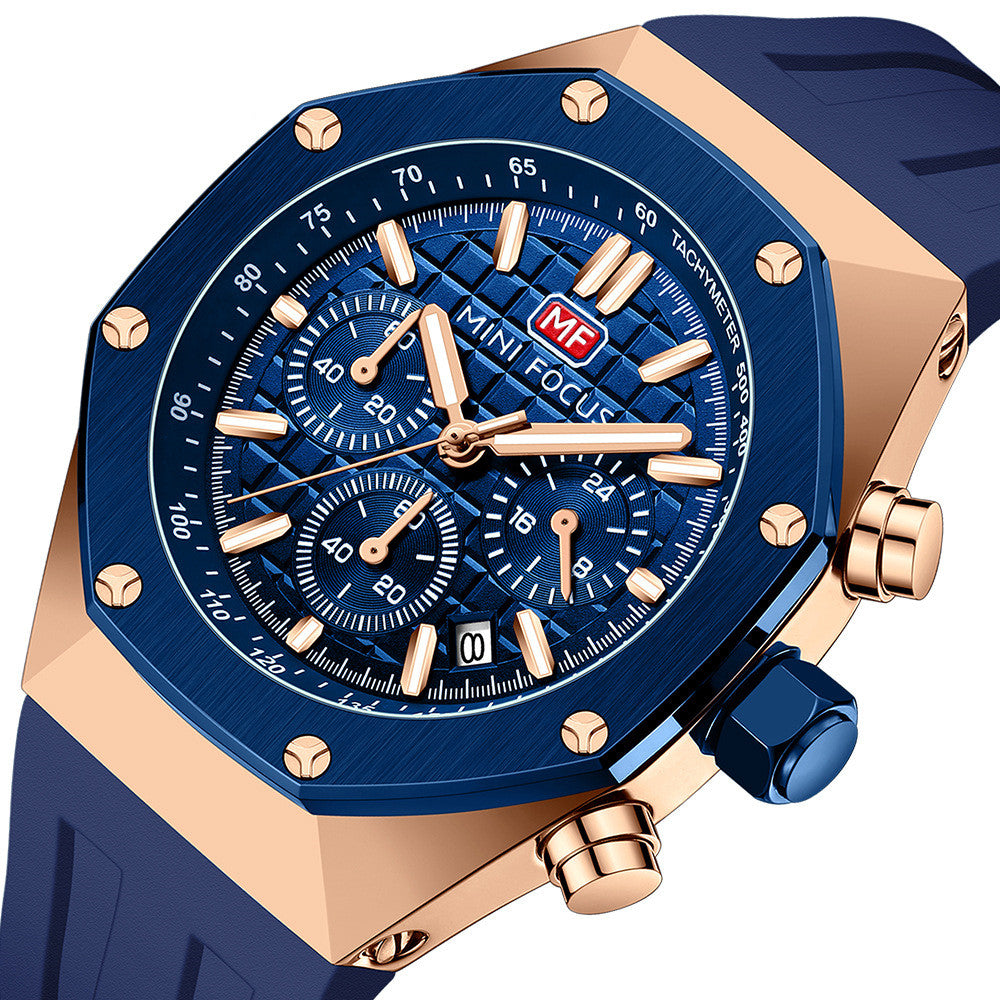 Rynx | Multifunctional Waterproof Quartz Luminous Sports Men's Watch