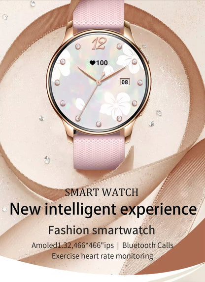 Rynx | Smartwatch with HD display, Bluetooth call, heart & sleep monitor, IP68 waterproof, Android/iOS