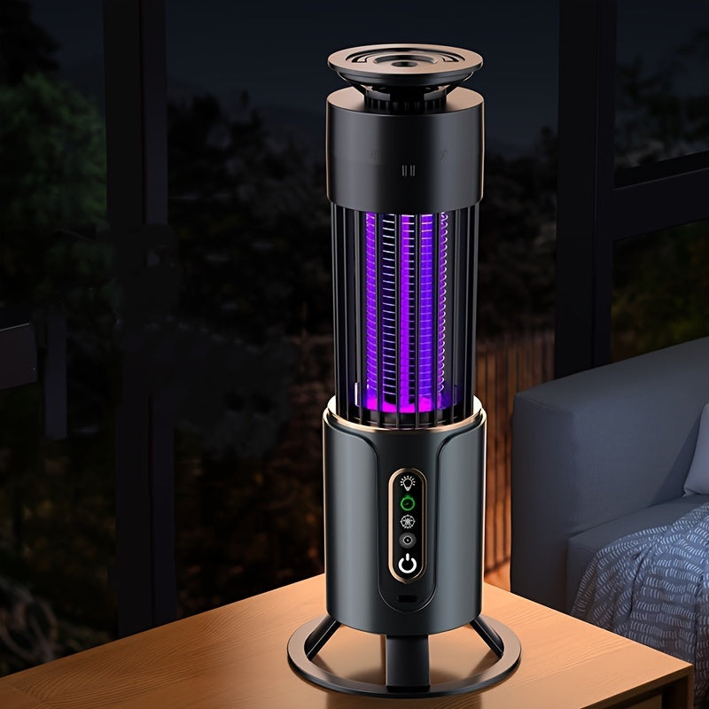 Rynx | Rechargeable Multi-Functional Mosquito Killer Lamp - USB Powered, Dual Light Colors, Indoor and Outdoor Bug Zapper for Home, Bedroom, Office, RV, Camping - Effective and Easy to Clean