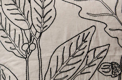 Rynx | Botanical embroidered pillows, set of 2