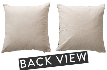Rynx | Botanical embroidered pillows, set of 2