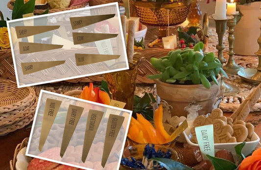 Rynx | Brass stainless steel food marker, Choose your style