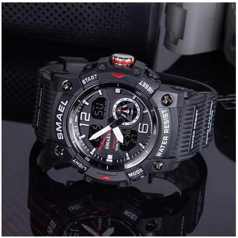 Rynx | Men's waterproof sports wristwatch with date and multifunction LED alarm stopwatch