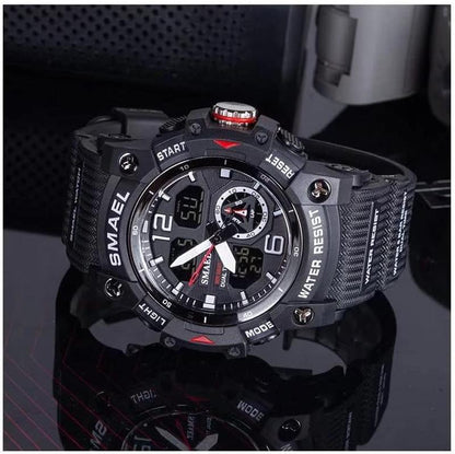 Rynx | Men's waterproof sports wristwatch with date and multifunction LED alarm stopwatch
