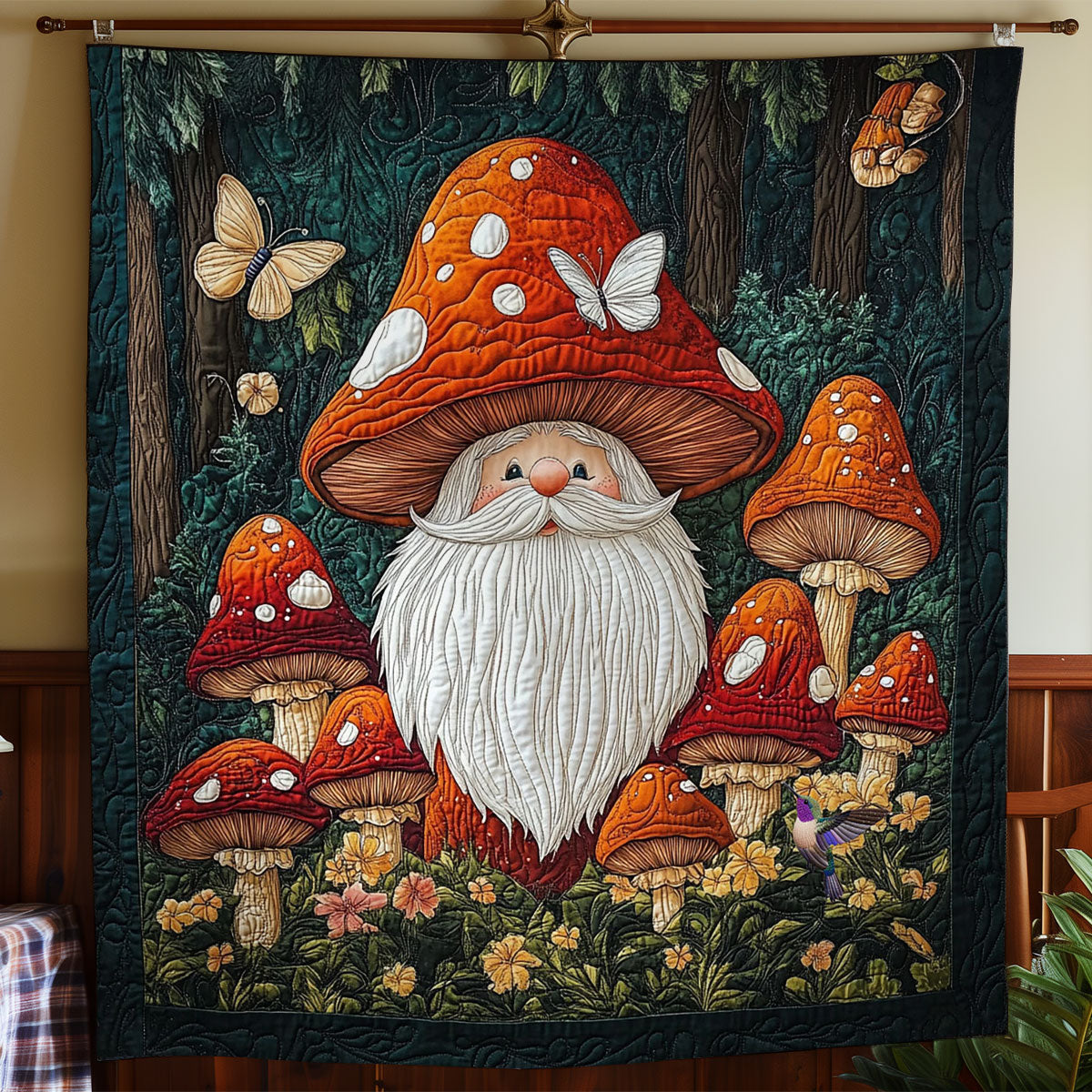 Rynx | Mushroom Gnome Blanket