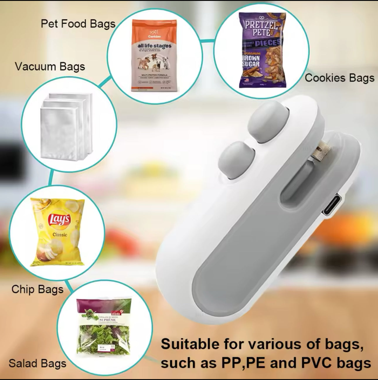 Rynx | 2:1 Mini Bag Closure 5 Piece Set
