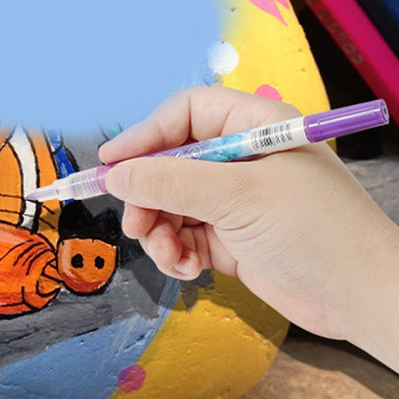 Rynx | 12-color ultrathin curved nail pen