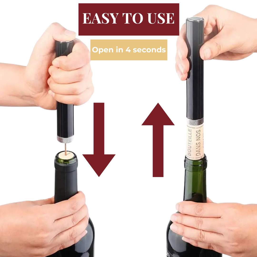 RYNX | Luxury Air Pressure Wine Opener for Easy Use
