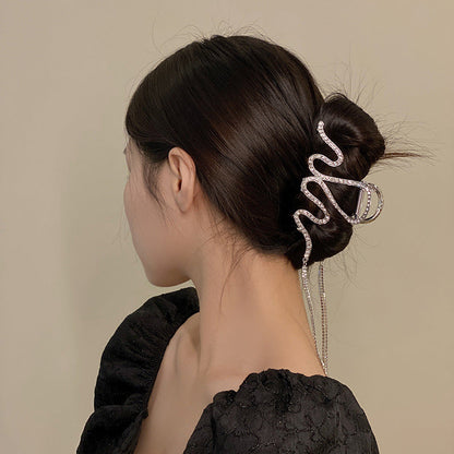 Rynx | Snake Hair Clip with Rhinestones