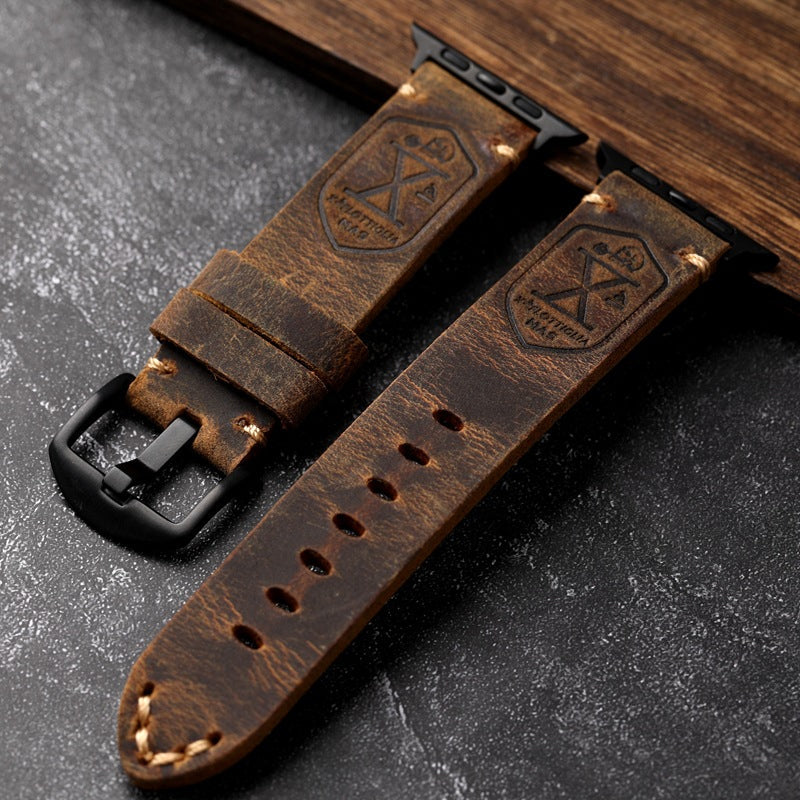 RYNX | Handmade Vintage Leather Apple Watch Band