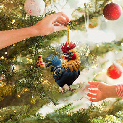 Rynx | Cartoon Rooster Decorative Ornaments