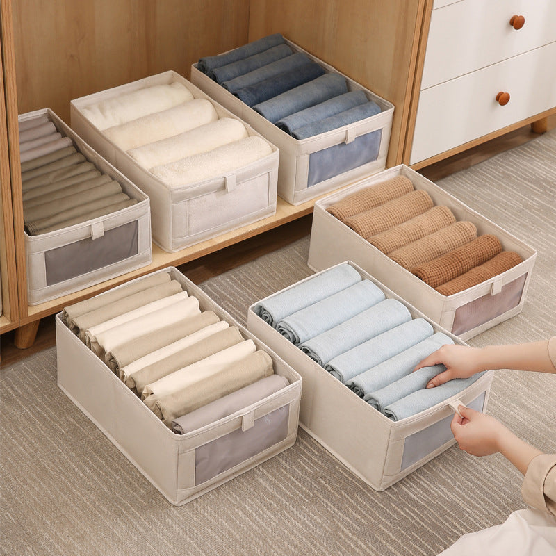 Rynx | Visual Window Cotton and Linen Storage Box