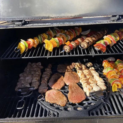 Rynx | 3-Way Grill Skewers, Stainless Steel Skewers For Bbq