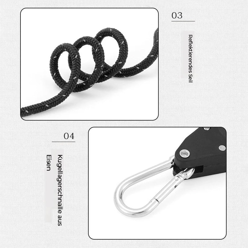 Rynx | Windproof rope for adjusting the pulley