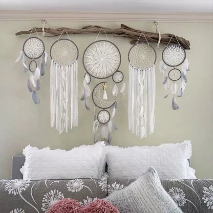 Rynx | Dreamcatcher Moon And Stars Hanging Over The Bed (5 Pieces)