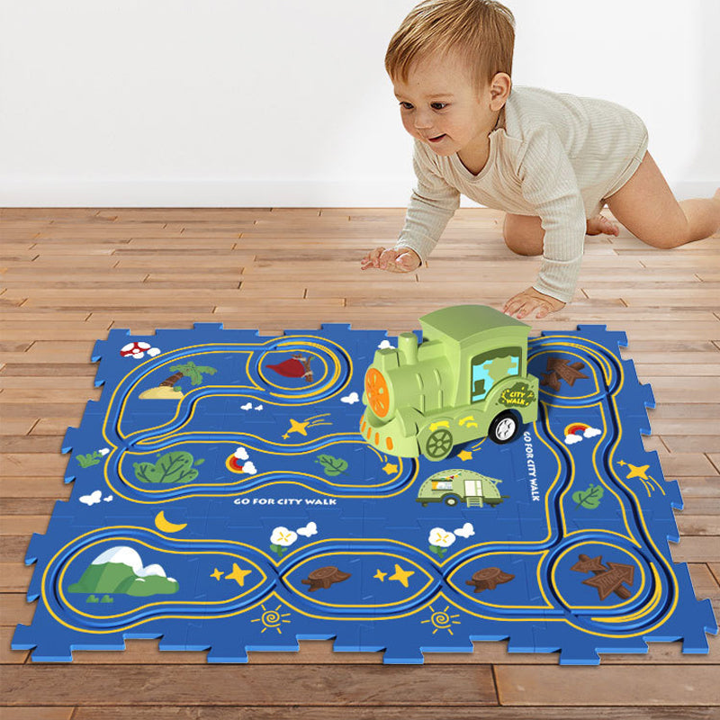 Rynx | Puzzle toy for children with rail vehicles