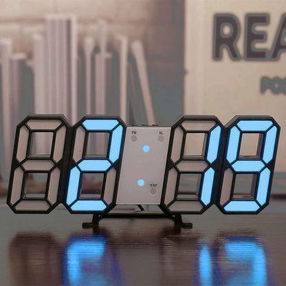 Rynx | LED-Digital Wall Clock - Temperature and Alarm