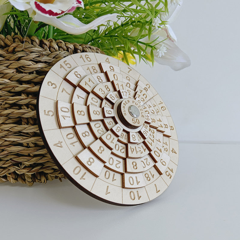 RYNX | Safecracker 50 Wooden Puzzle - Difficult Mathematical Brain Teaser For Adults