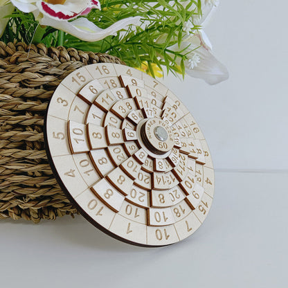 RYNX | Safecracker 50 Wooden Puzzle - Difficult Mathematical Brain Teaser For Adults