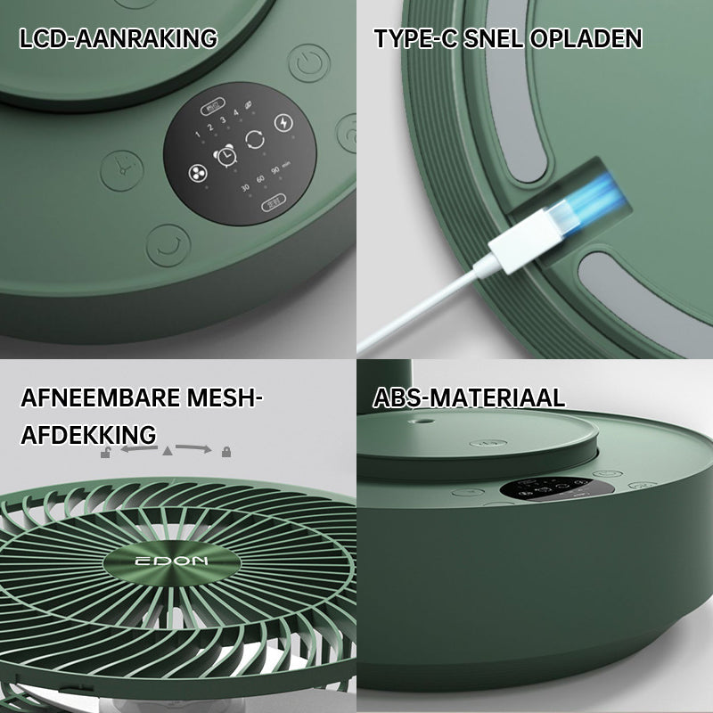 Rynx | Rechargeable Foldable Telescopic Table Fan