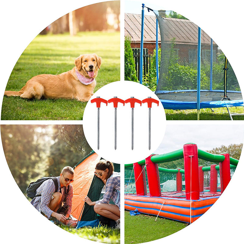 Rynx | Rotatable tent pegs with thread