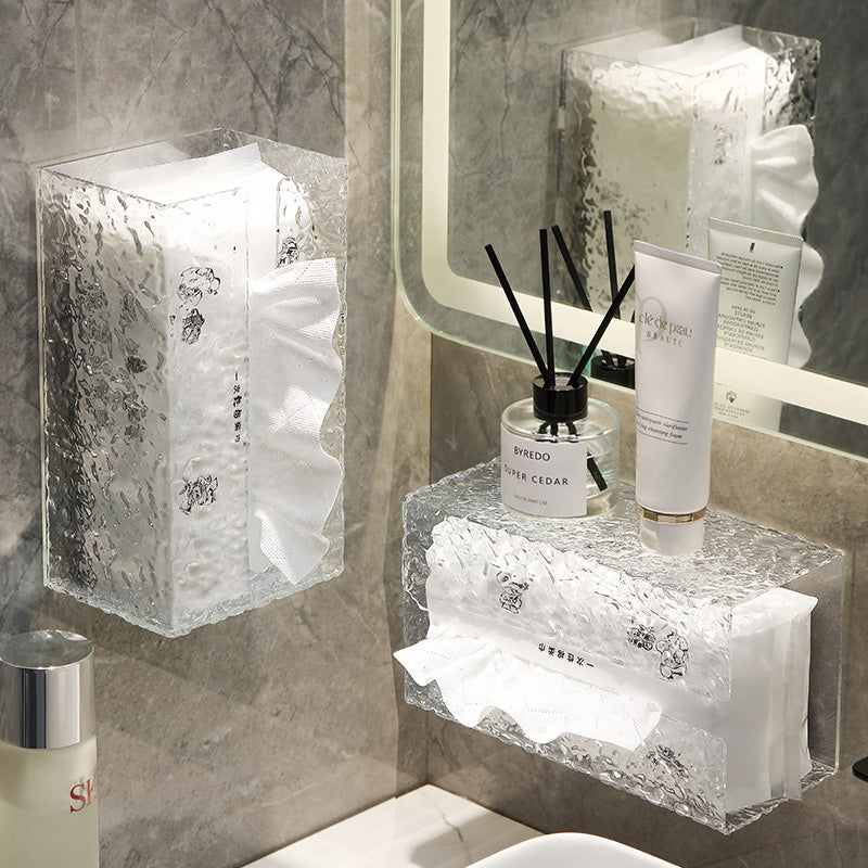 Rynx | Multifunctional tissue box with glacier pattern