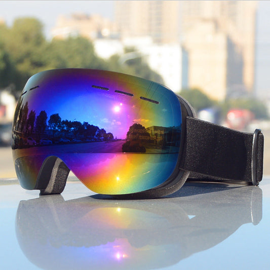 RYNX | Ski Goggles Black frame blue lens