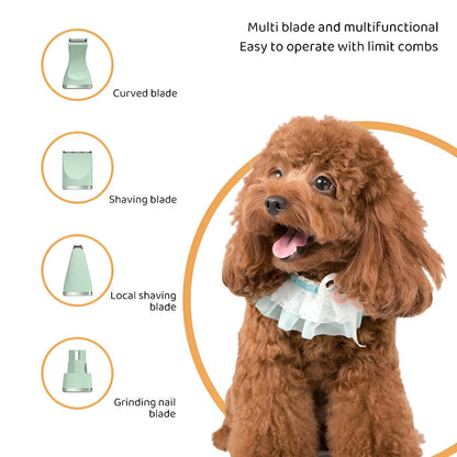 Rynx | 4-in-1 Electric Pet Hair Trimmer & Nail Grinder