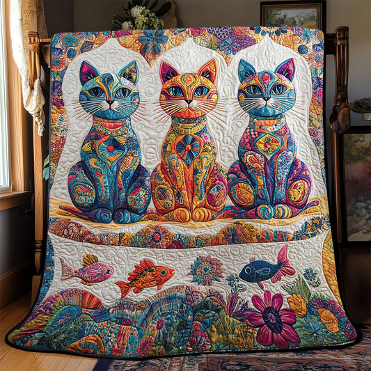 Rynx | Meow Mosaic Quilt