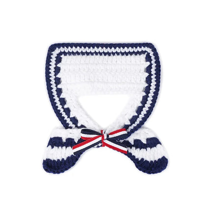 Rynx | Handmade Navy Crochet Collar