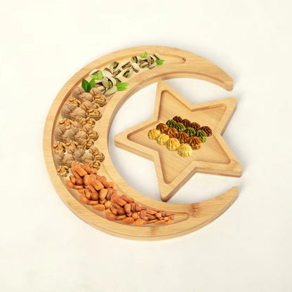 Rynx | Wooden Tray Creative Xingyue Dried Fruit Snack Plate