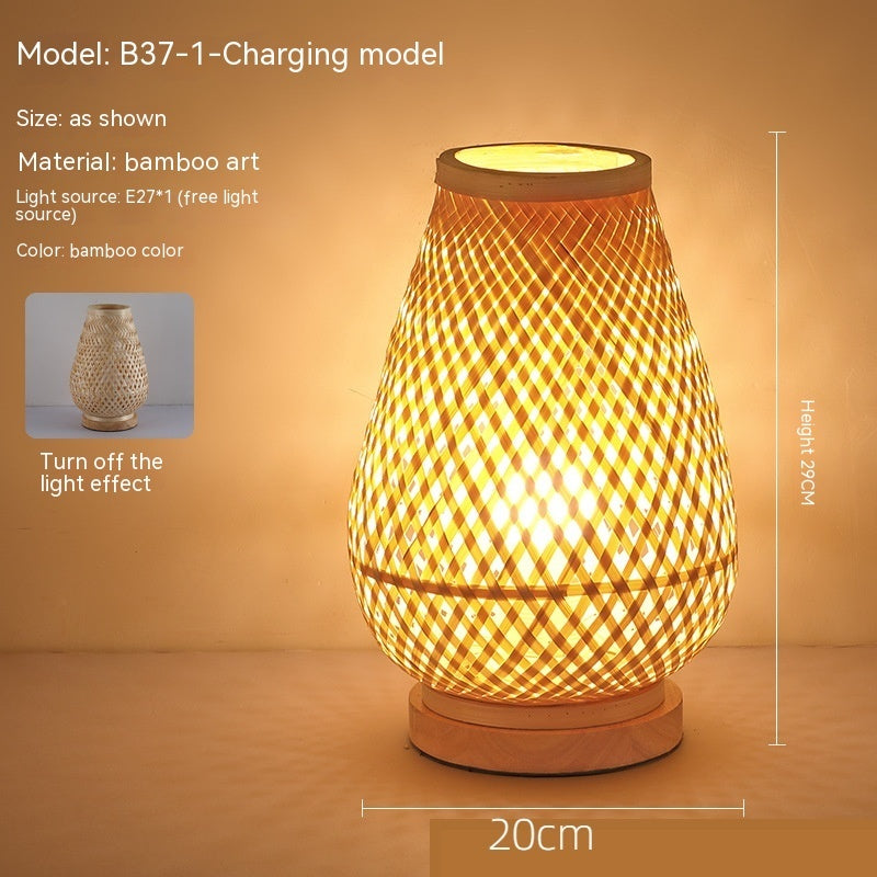 Rynx | Japanese retro-atmosphere bedroom nightstand lamp