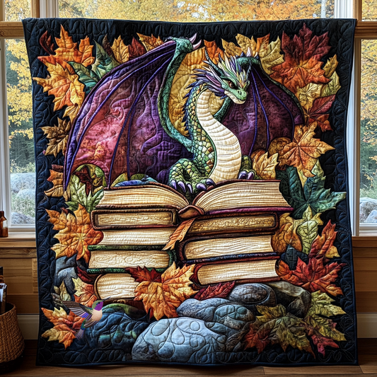 Rynx | Dragons and Book Quilt