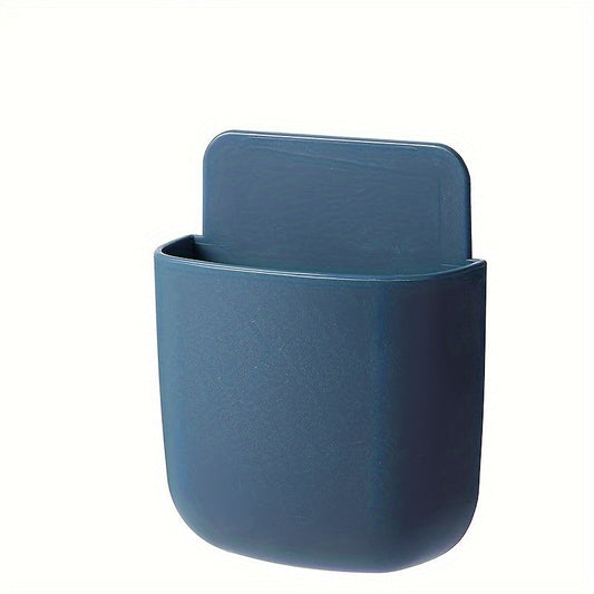 Rynx | Wall-mounted Storage Box – Plastic Self-adhesive Storage Box for Remote Control, Mobile and More
