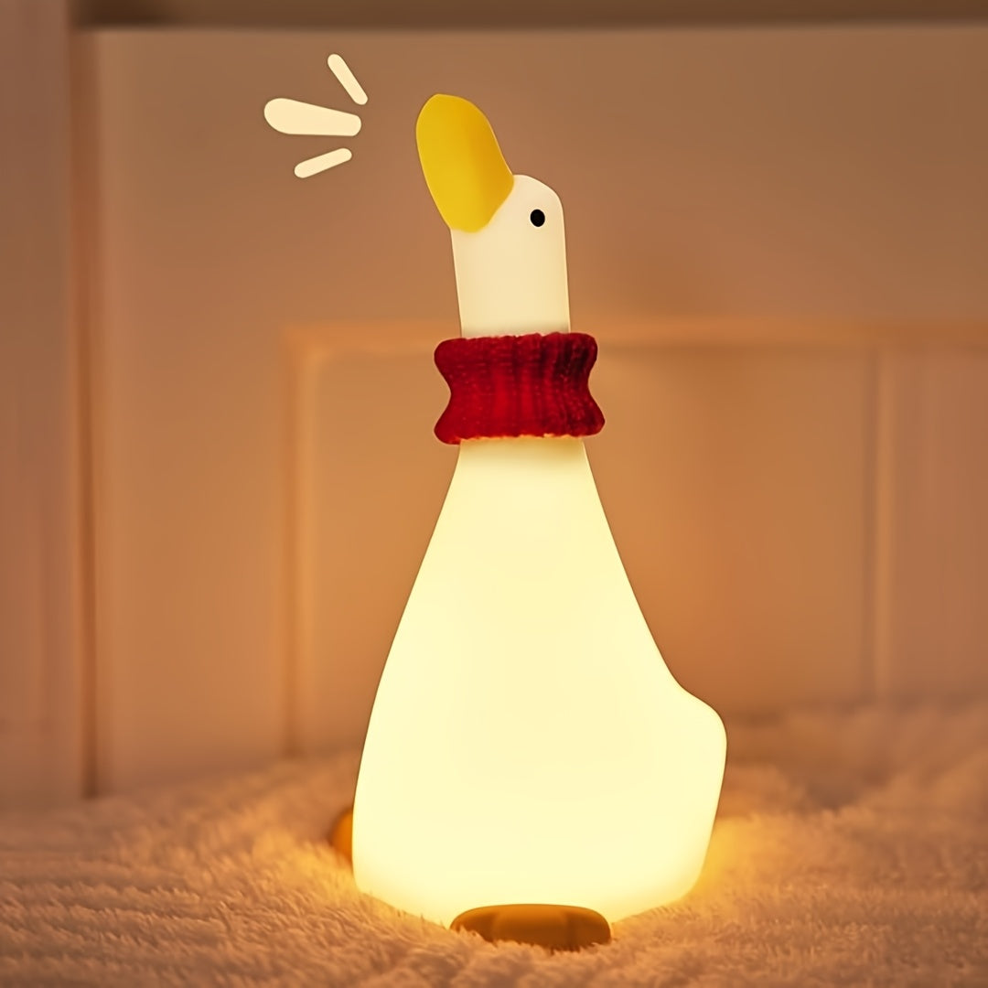 Rynx | DreamDuck - Silicone Night Light with USB Rechargeable Touch Sensor and 3 Brightness Levels