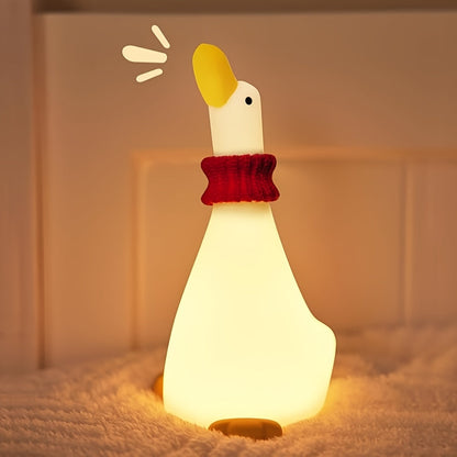 Rynx | DreamDuck - Silicone Night Light with USB Rechargeable Touch Sensor and 3 Brightness Levels