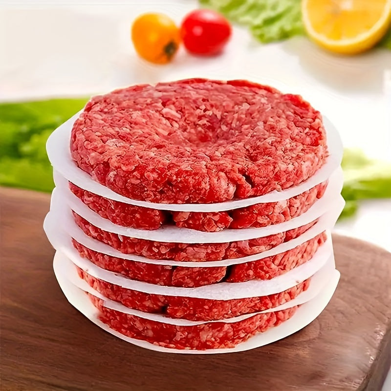 Rynx | 500pcs Non-Stick Hamburger Paper Sheets – Food Separators for Storing and Freezing Burgers, Cookies, Versatile Kitchen Gadgets for Home and Restaurant Use