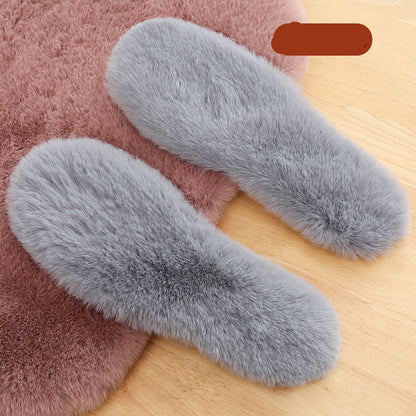 RYNX | Winter Sheepskin Insoles Wool Warm Smoke gray 1 piece