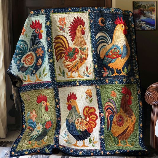 Rynx | Folk Charm Chicken Quilt