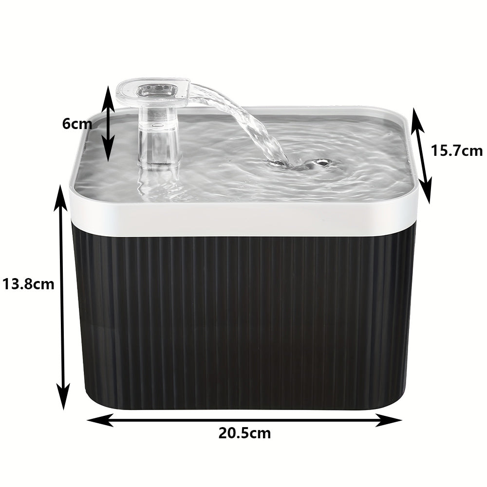 Rynx | 2.5L Automatic Cat Water Fountain with USB Silent Pump and Circulating Filter