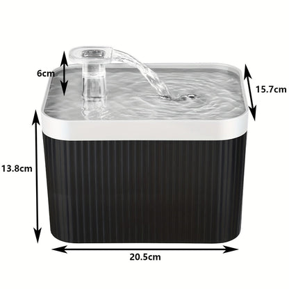 Rynx | 2.5L Automatic Cat Water Fountain with USB Silent Pump and Circulating Filter