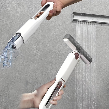 Rynx | New Portable Self-NSqueeze Mini Mop, Lazy Handwash-Free Strong Absorbing Mop Multifunctional Portable Squeeze Cleaning Mop Desk Window Glass Cleaner Kitchen Car Sponge Cleaning Mop Home Cleaning Tools