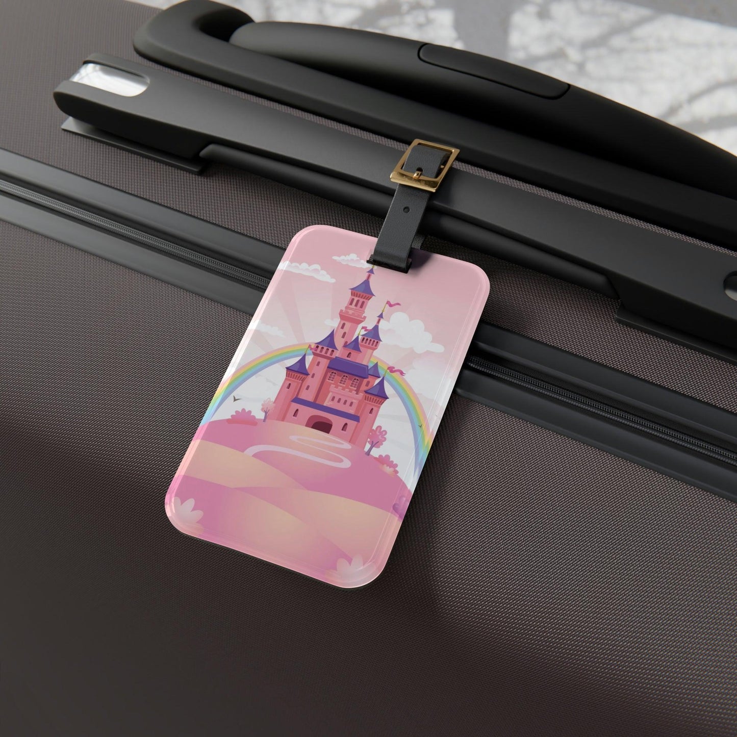 Rynx | Enchanting Fairy-Inspired Luggage Tag Set with Customized Leather Strap