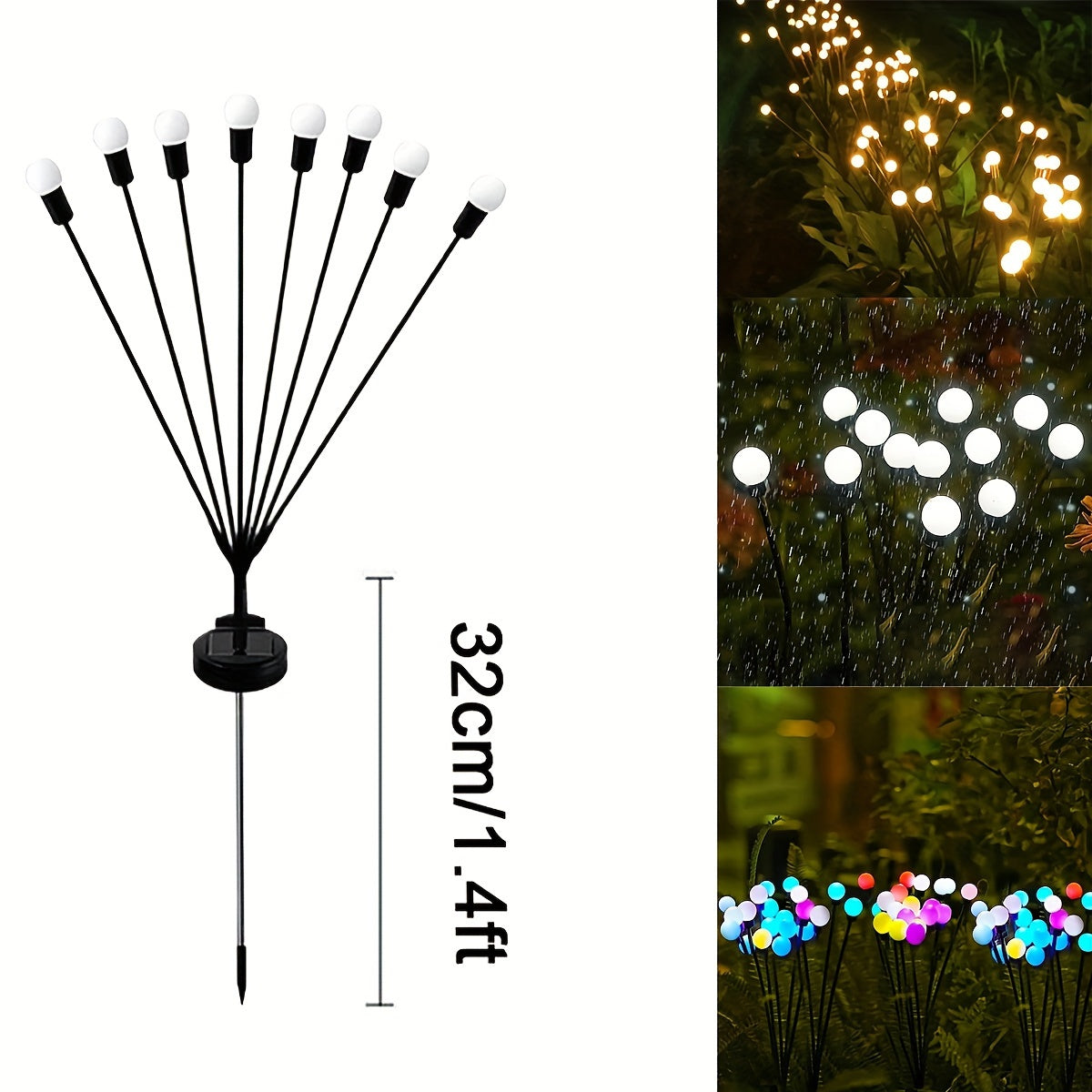 Rynx | SolarFirefly - LED Garden Decoration Firefly Light, Waterproof Outdoor Lighting
