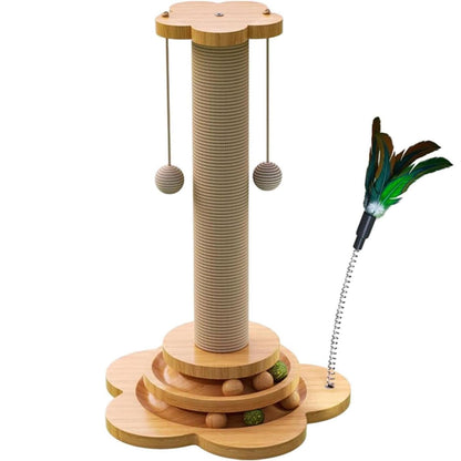 Rynx | Durable Wood Cat Turntable